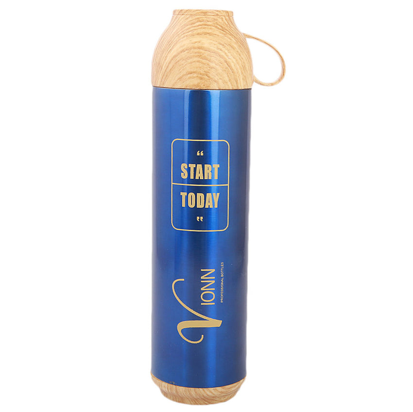 Water Bottle With Cup 500 ML - Royal Blue, Home & Lifestyle, Glassware & Drinkware, Chase Value, Chase Value