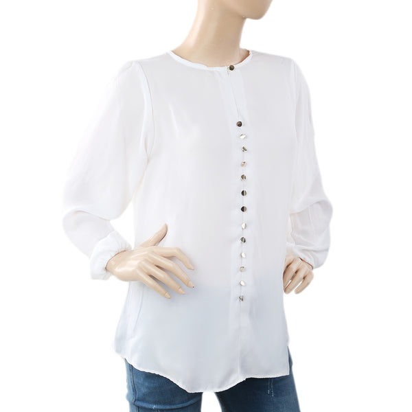 Women's Western Top With Front Button - White, Women, T-Shirts And Tops, Chase Value, Chase Value