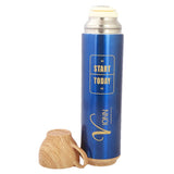 Water Bottle With Cup 500 ML - Royal Blue, Home & Lifestyle, Glassware & Drinkware, Chase Value, Chase Value