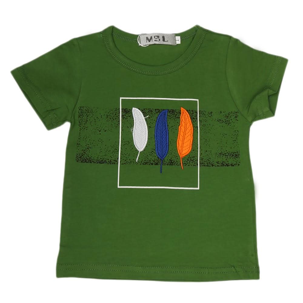 Newborn Boys T-Shirt - Green, Kids, NB Boys Shirts And T-Shirts, Chase Value, Chase Value