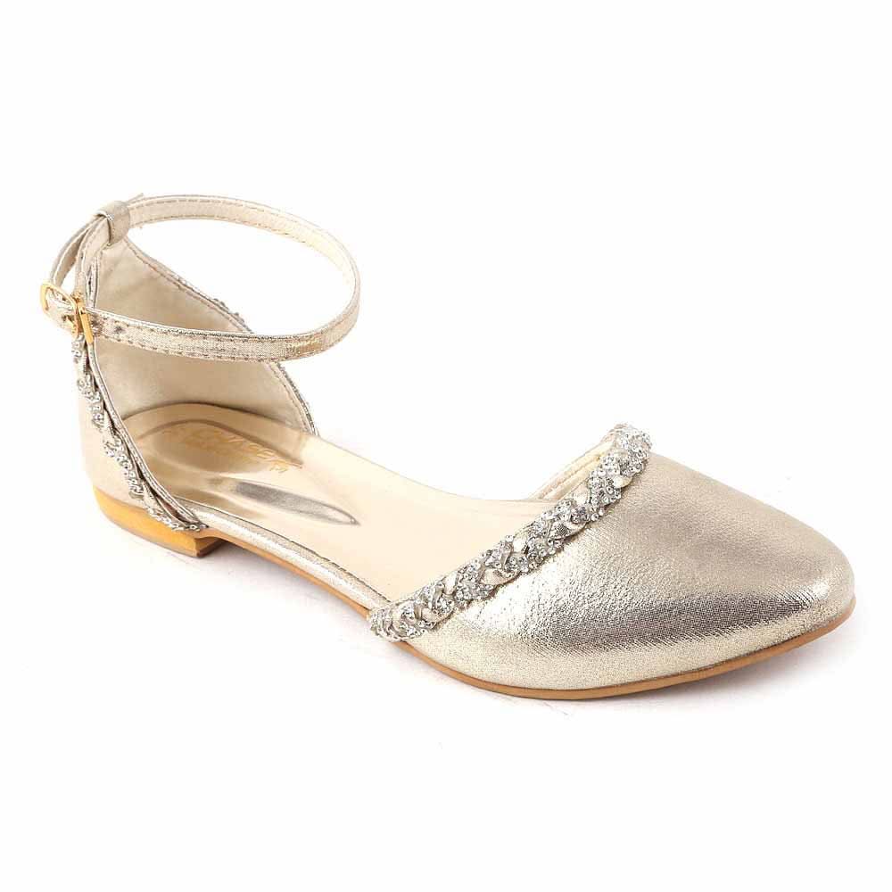 Women's Fancy Pumps (E11) - Golden, Women, Pumps, Chase Value, Chase Value