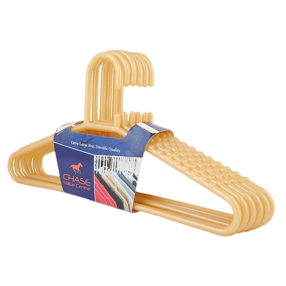 Cloth Hanger 6 Pcs - Golden, Home & Lifestyle, Accessories, Chase Value, Chase Value