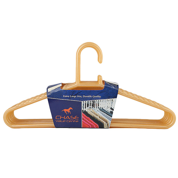 Cloth Hanger 6 Pcs - Golden, Home & Lifestyle, Accessories, Chase Value, Chase Value