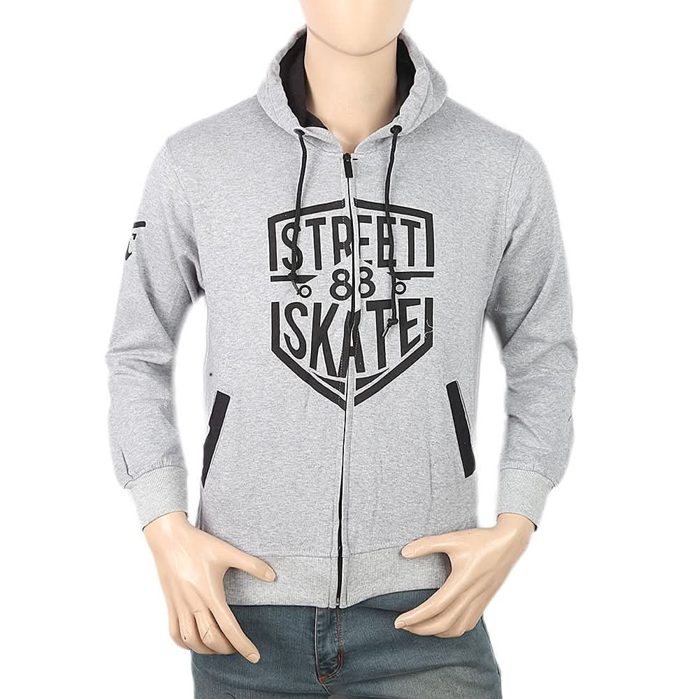 Men's Fleece Zip Jacket - Grey, Men, Jackets and Hoodies, Chase Value, Chase Value