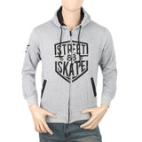 Men's Fleece Zip Jacket - Grey, Men, Jackets and Hoodies, Chase Value, Chase Value