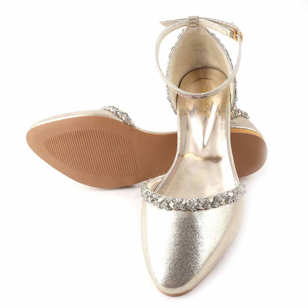Women's Fancy Pumps (E11) - Golden, Women, Pumps, Chase Value, Chase Value