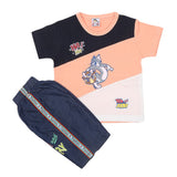 Boys Half Sleeves Short Suit - Peach, Kids, Boys Sets And Suits, Chase Value, Chase Value