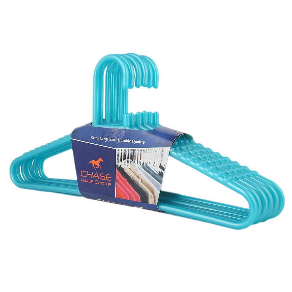 Cloth Hanger 6 Pcs - Green, Home & Lifestyle, Accessories, Chase Value, Chase Value