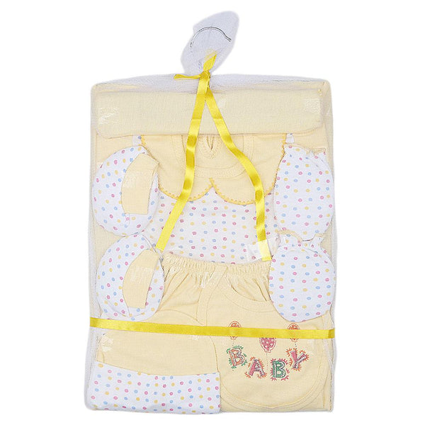 Newborn Baby Gift Suits (8 Pcs) - Yellow - test-store-for-chase-value
