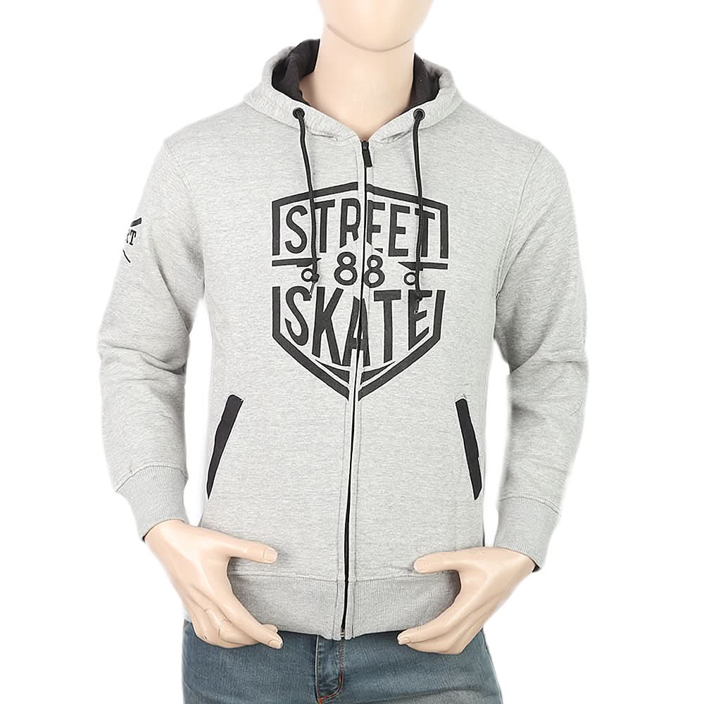 Men's Fleece Zip Jacket - Light Grey, Men, Jackets and Hoodies, Chase Value, Chase Value