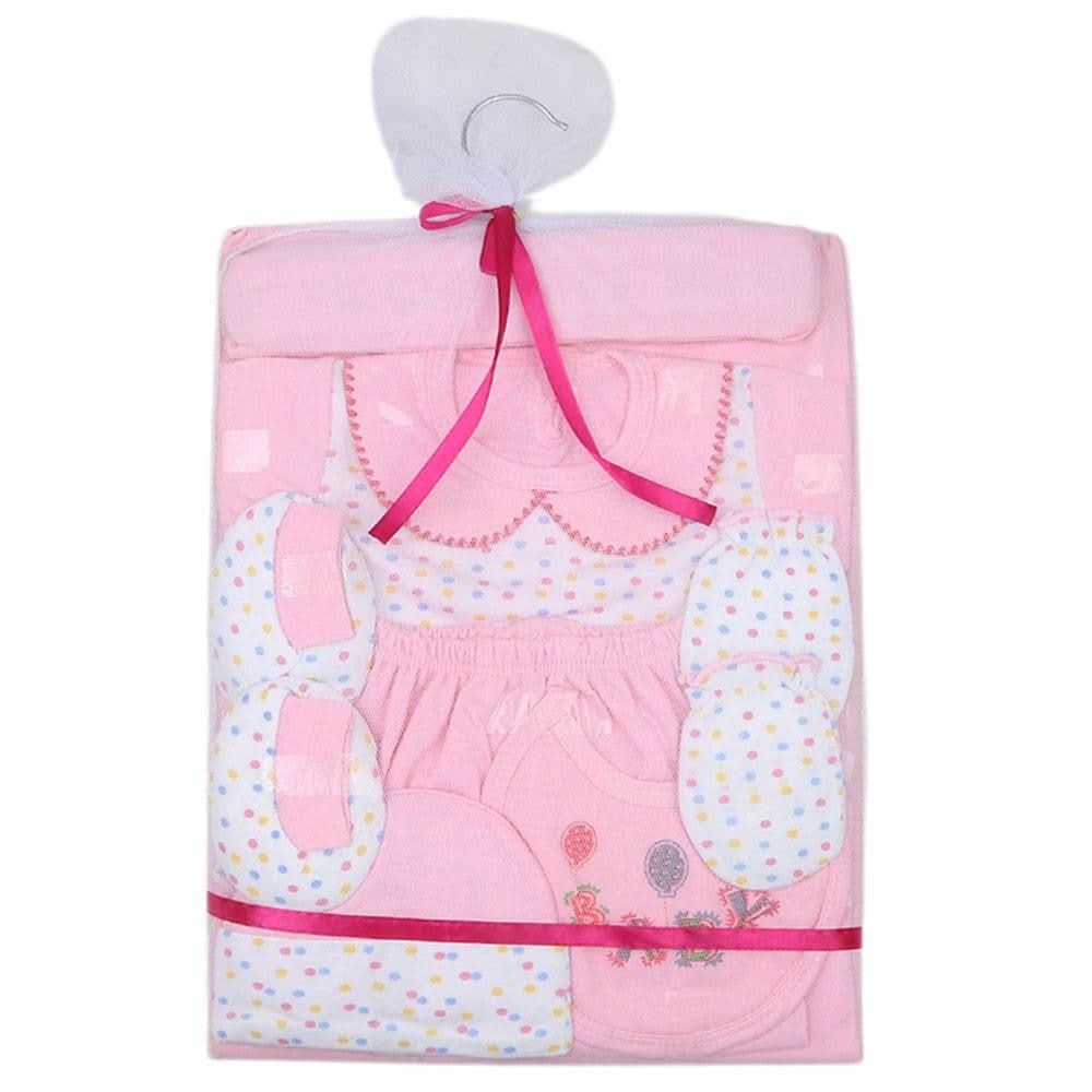 Newborn Baby Gift Suits (8 Pcs) - Pink - test-store-for-chase-value