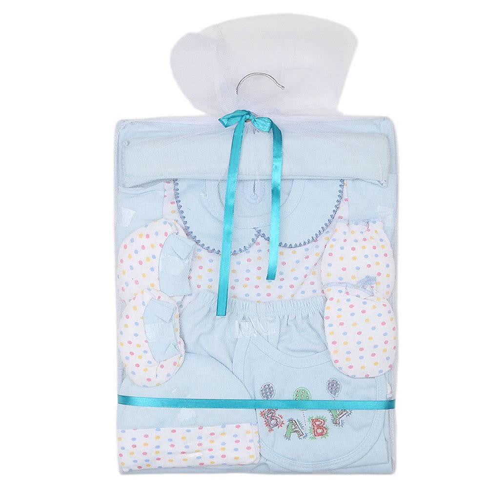 Newborn Baby Gift Suits (8 Pcs) - Blue - test-store-for-chase-value