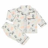 Newborn Girls Full Sleeves Night Suit - White, Newborn Girls Sets & Suits, Chase Value, Chase Value