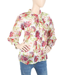 Women's Western Top With Front Pleats - Multi, Women, T-Shirts And Tops, Chase Value, Chase Value