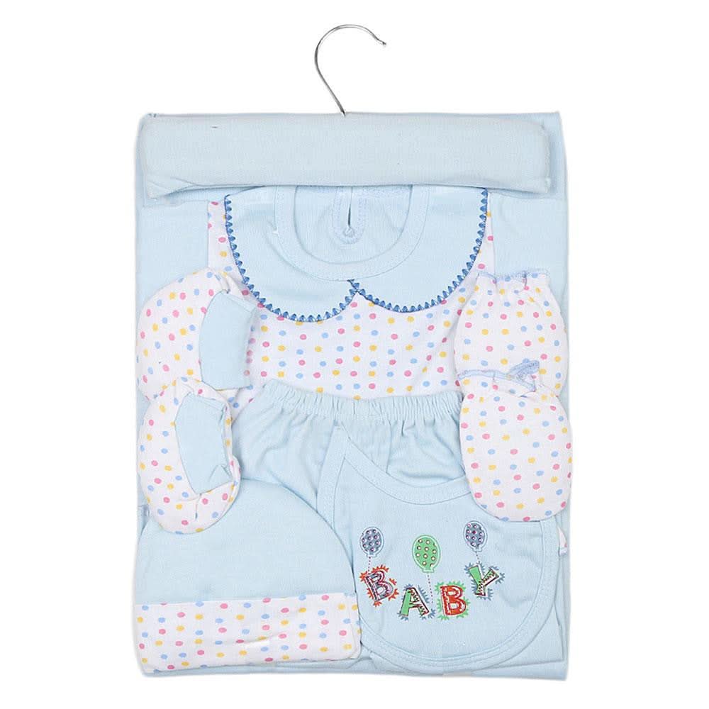 Newborn Baby Gift Suits (8 Pcs) - Blue - test-store-for-chase-value