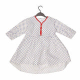 Girls Plain Kurti - White, Kids, Girls Kurti, Chase Value, Chase Value
