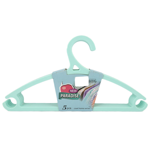 Cloth Hanger 5 Pcs - Cyan, Home & Lifestyle, Accessories, Chase Value, Chase Value