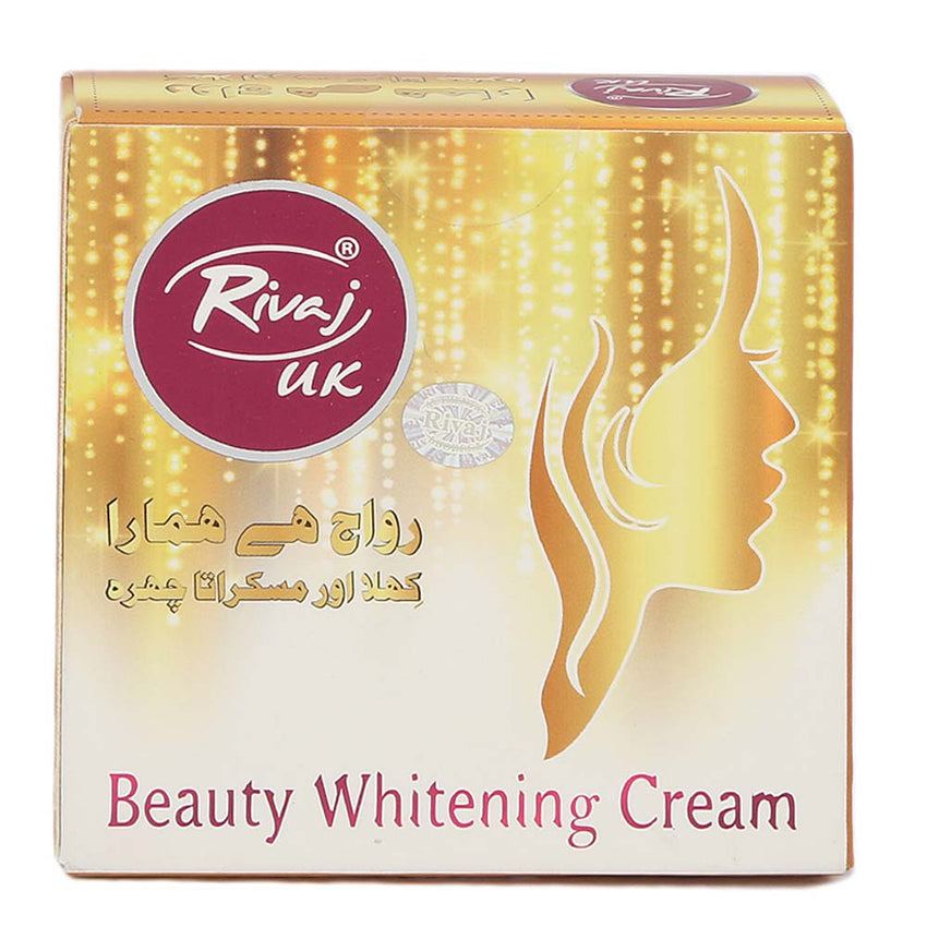Rivaj Beauty Whitening Cream 30gm, Beauty & Personal Care, Creams And Lotions, Chase Value, Chase Value