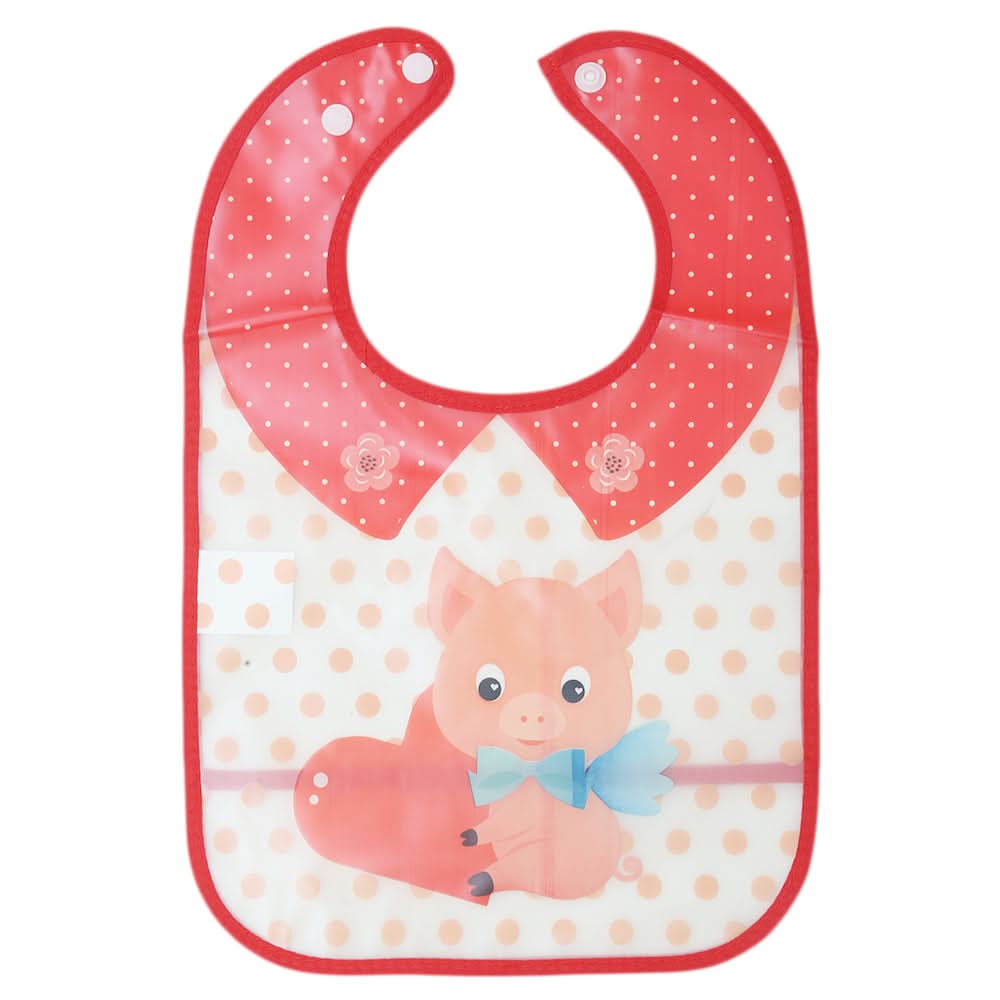 Baby Palstic Bib Plain BIB-0041 - Red, Kids, Bibs, Chase Value, Chase Value