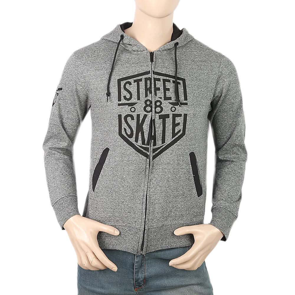 Mens Fleece Zip Jacket - Dark Grey, Men, Jackets and Hoodies, Chase Value, Chase Value