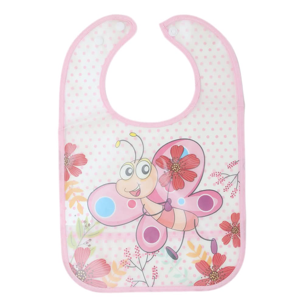 Baby Palstic Bib Plain BIB-0041 - Pink, Kids, Bibs, Chase Value, Chase Value