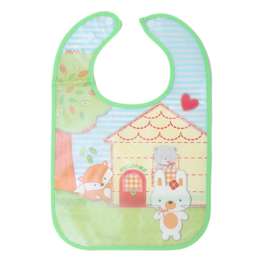 Baby Palstic Bib Plain BIB-0041 - Blue, Kids, Bibs, Chase Value, Chase Value