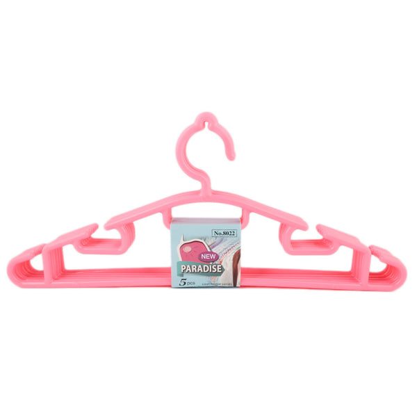Cloth Hanger 5 Pcs - Pink, Home & Lifestyle, Accessories, Chase Value, Chase Value
