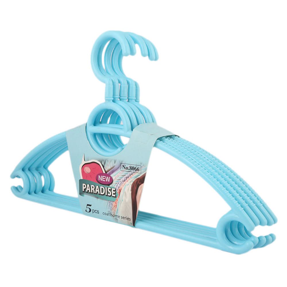 Cloth Hanger 5 Pcs - Blue, Home & Lifestyle, Accessories, Chase Value, Chase Value