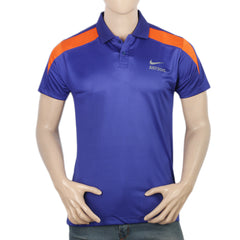 Men's Half Sleeves Polo T-Shirt - Royal Blue, Men, T-Shirts And Polos, Chase Value, Chase Value