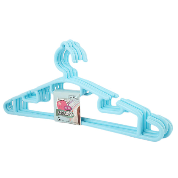 Cloth Hanger 5 Pcs - Blue, Home & Lifestyle, Accessories, Chase Value, Chase Value