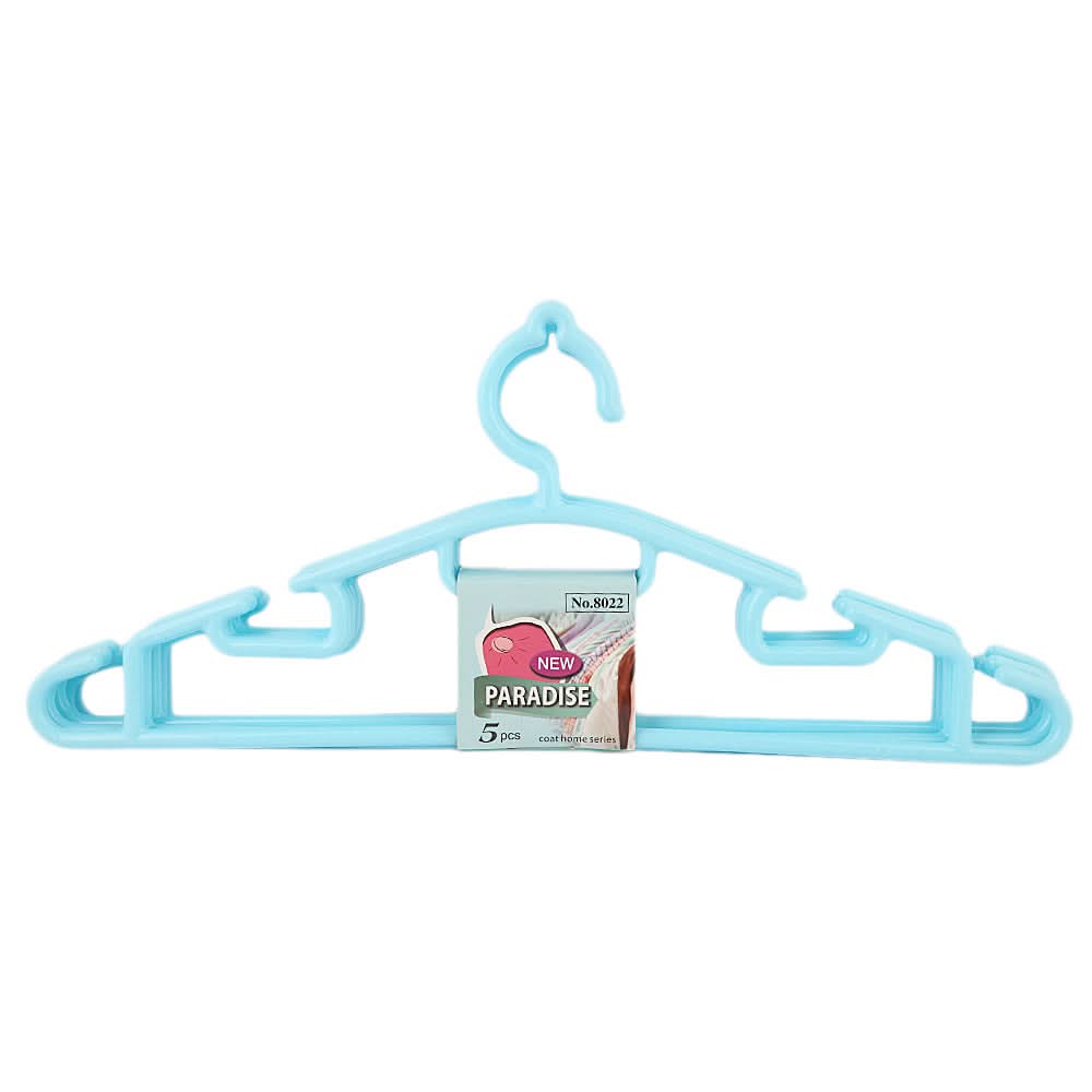 Cloth Hanger 5 Pcs - Blue, Home & Lifestyle, Accessories, Chase Value, Chase Value