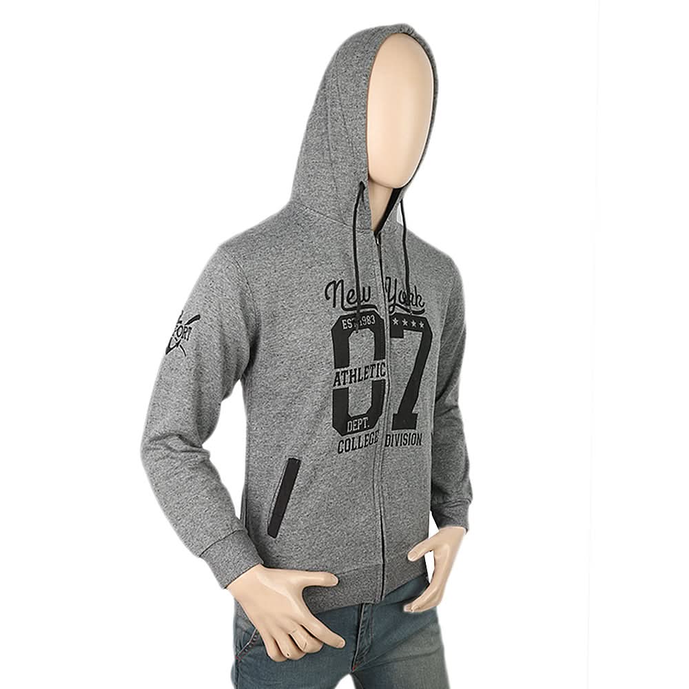 Mens Fleece Zip Jacket - Dark Grey, Men, Jackets and Hoodies, Chase Value, Chase Value