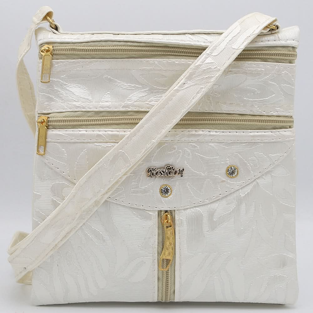 Women's Shoulder Bag 8665 - Off White, Women, Bags, Chase Value, Chase Value