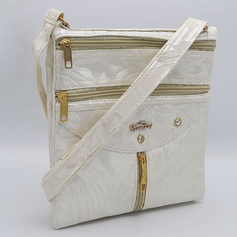 Women's Shoulder Bag 8665 - Off White, Women, Bags, Chase Value, Chase Value
