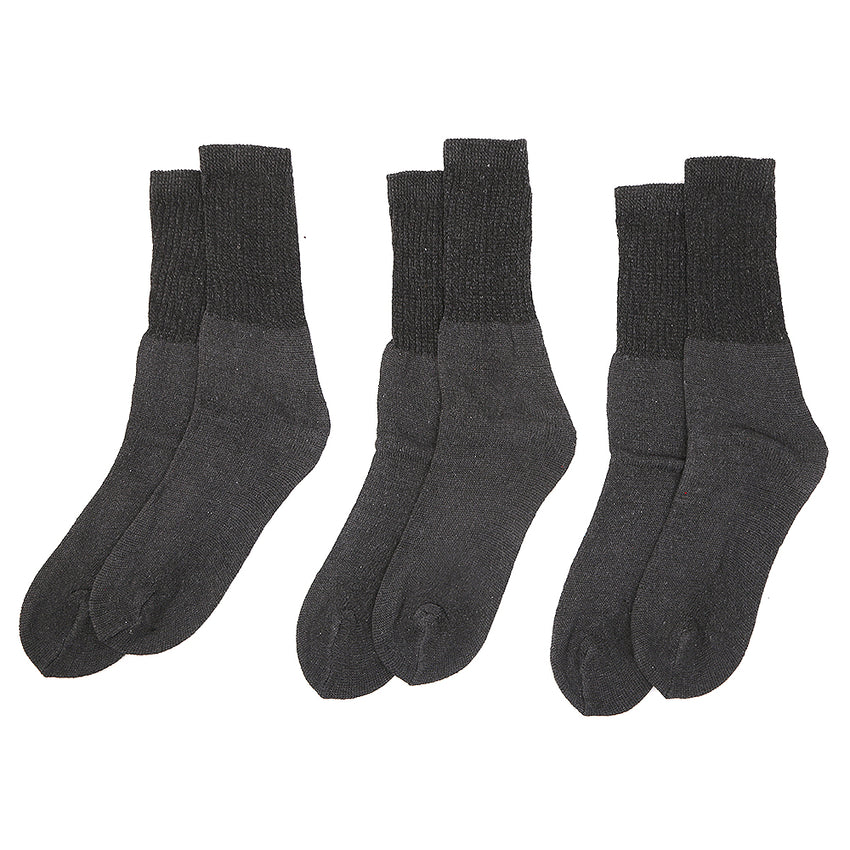 Men's Sports Cat Socks Pack Of 3 - Black, Men, Mens Socks, Chase Value, Chase Value