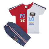 Boys Half Sleeves Short Suit 1189 - Maroon, Kids, Boys Sets And Suits, Chase Value, Chase Value