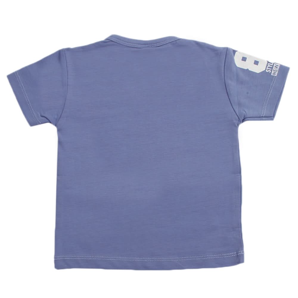 Boys Half Sleeves T-Shirt - Light Purple, Boys T-Shirts, Chase Value, Chase Value