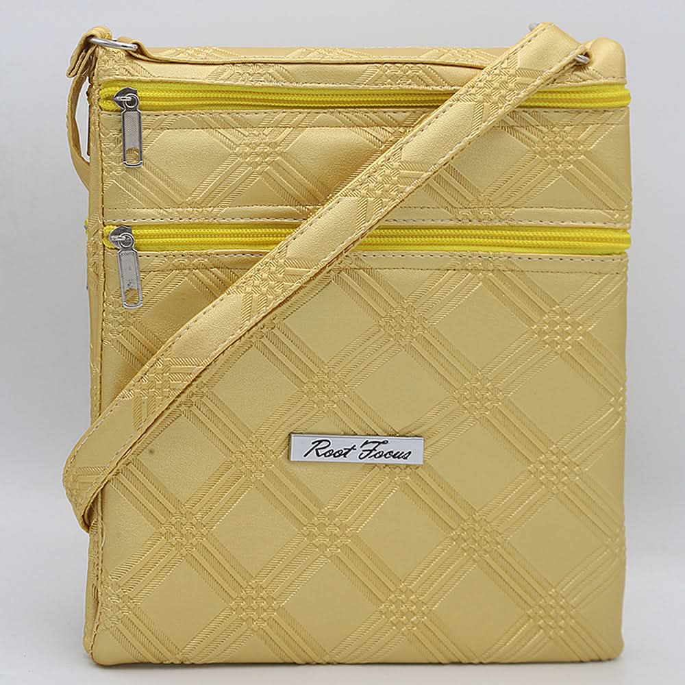 Women's Shoulder Bag 2326 - Golden, Women, Bags, Chase Value, Chase Value