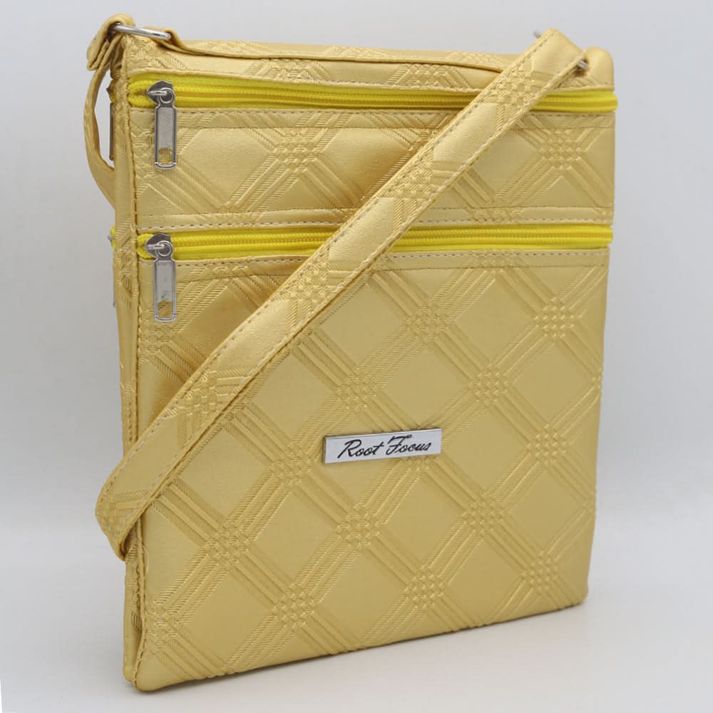 Women's Shoulder Bag 2326 - Golden, Women, Bags, Chase Value, Chase Value