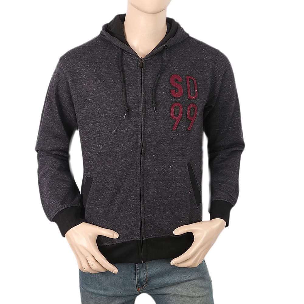 Mens Fleece Zip Jacket - Dark Grey, Men, Jackets and Hoodies, Chase Value, Chase Value