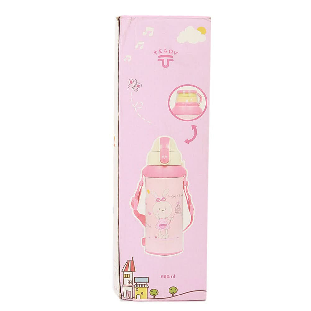 Steel Water Bottle For Kids 600ml - Yellow, Kids, Tiffin Boxes And Bottles, Chase Value, Chase Value