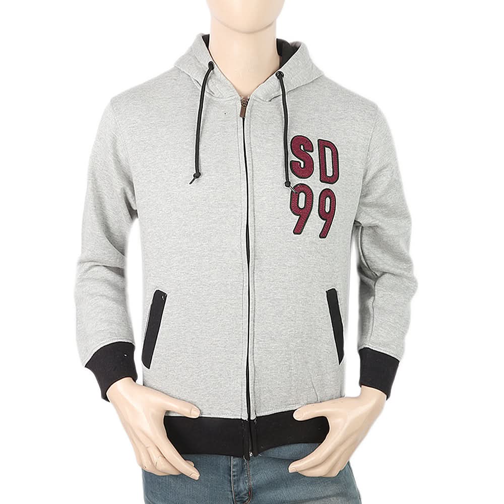 Men's Fleece Zip Jacket - Grey, Men, Jackets and Hoodies, Chase Value, Chase Value