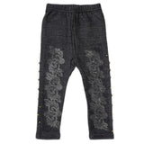 Girls Denim Stone Tight Steel Blue C, Kids, Pants And Capri, Chase Value, Chase Value