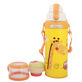 Steel Water Bottle For Kids 600ml - Yellow, Kids, Tiffin Boxes And Bottles, Chase Value, Chase Value