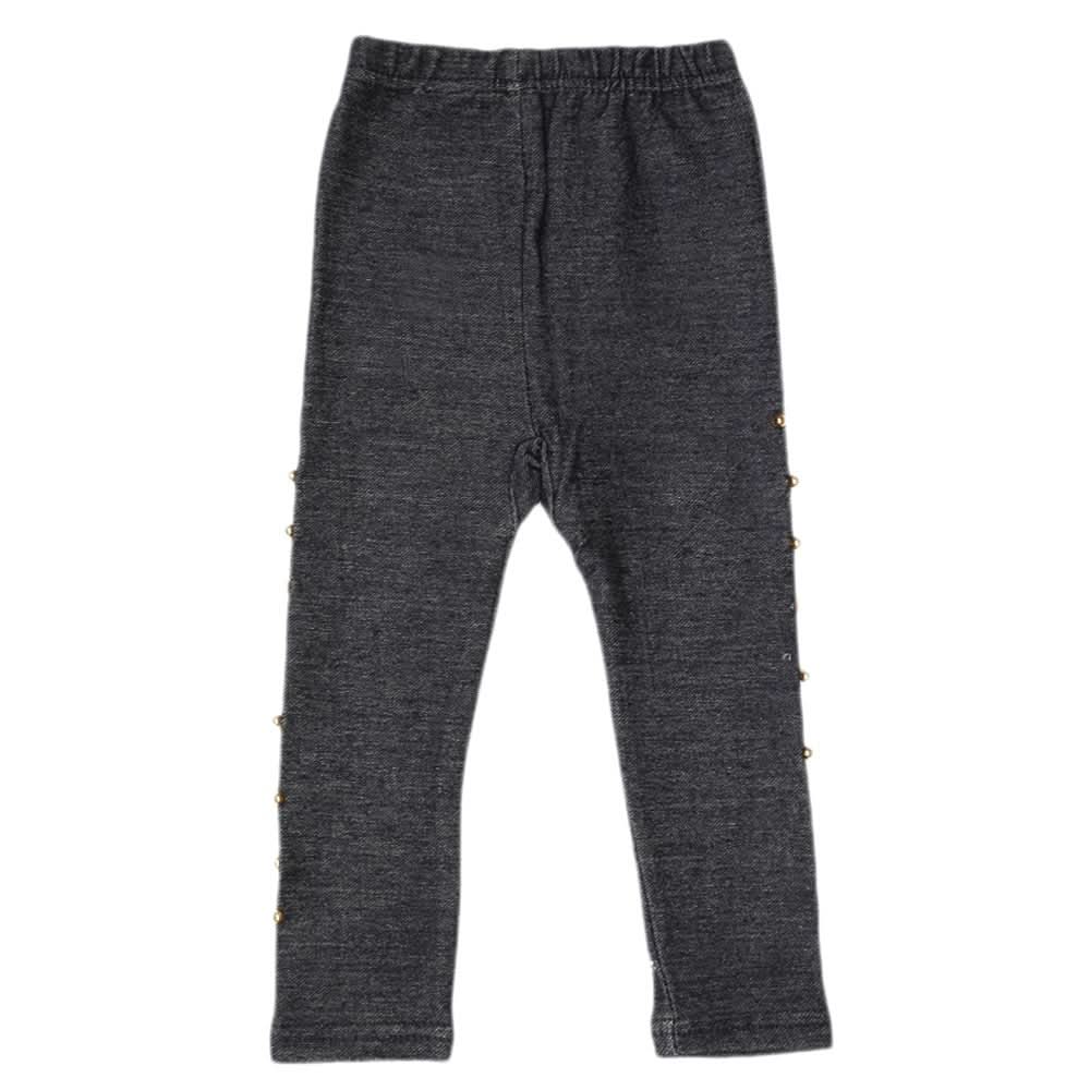 Girls Denim Stone Tight Steel Blue C, Kids, Pants And Capri, Chase Value, Chase Value