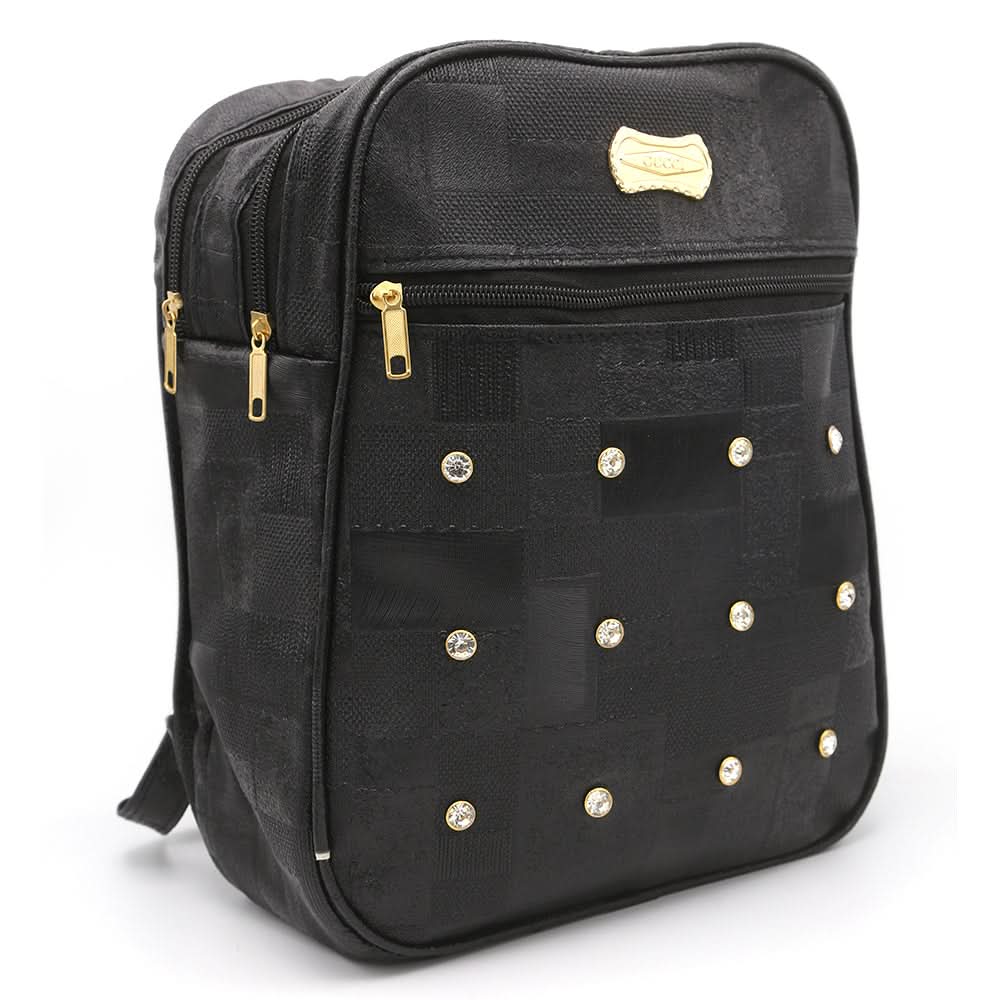 Girls Backpack 6558 - Black, Kids, School And Laptop Bags, Chase Value, Chase Value