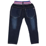 Girls Denim Pant - Dark Blue, Kids, Pants And Capri, Chase Value, Chase Value