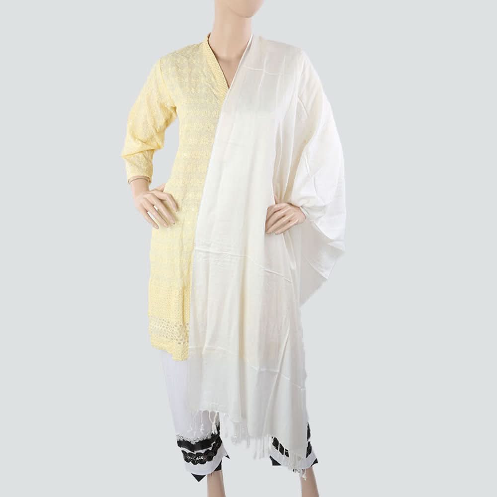 Women's Plain Stoler - White, Women's, Shawls And Scarves, Chase Value, Chase Value
