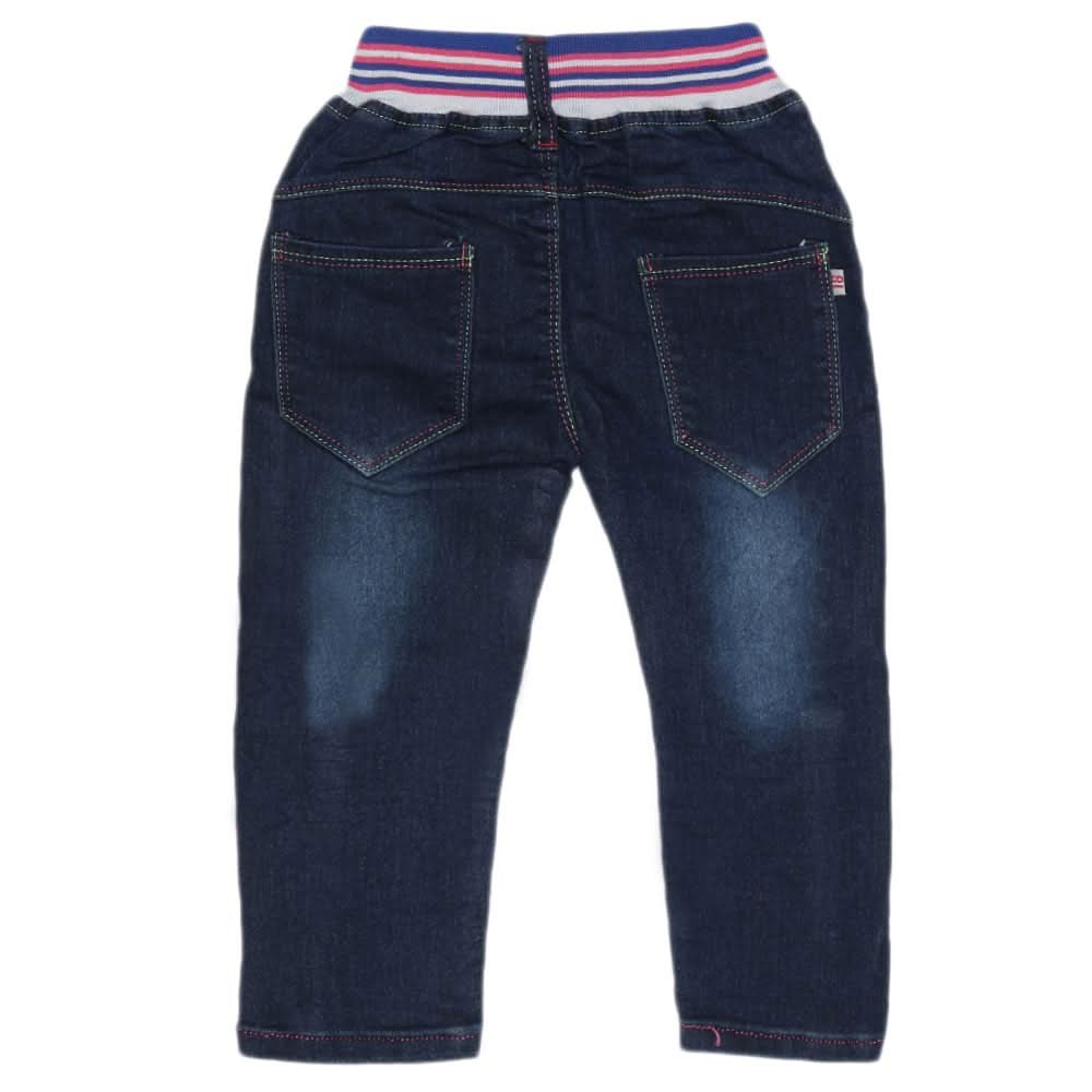Girls Denim Pants - Blue, Kids, Pants And Capri, Chase Value, Chase Value