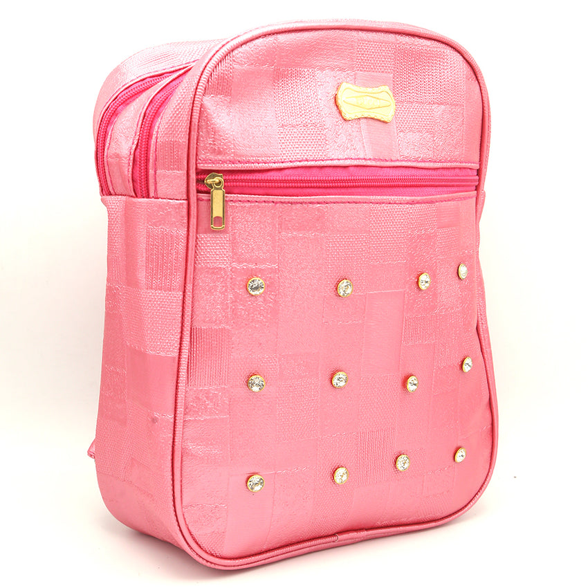 Girls Backpack 6558 - Pink, Kids, School And Laptop Bags, Chase Value, Chase Value